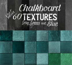 60张高清的黑板纹理图片：60 Chalkboard Textures